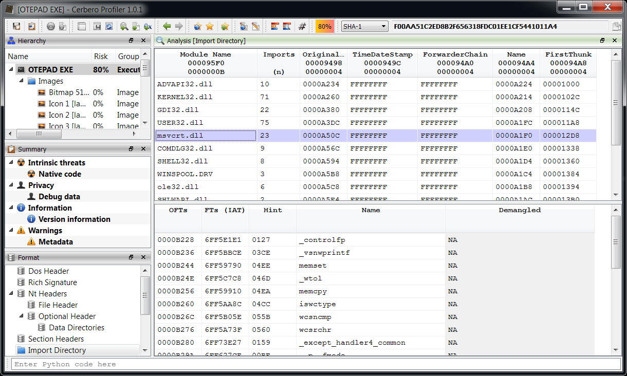 Validate recovered files