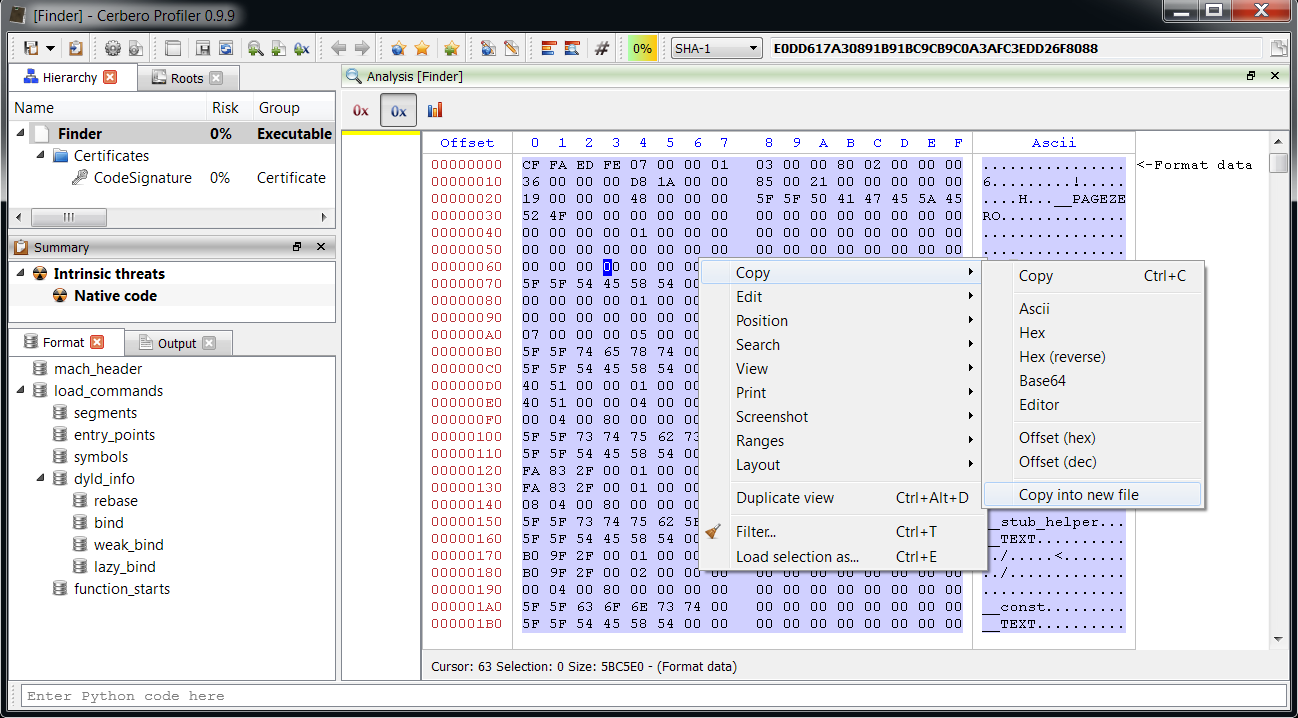 Mach-O decryption